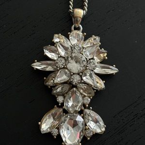 JCrew Crystal Pendant Necklace